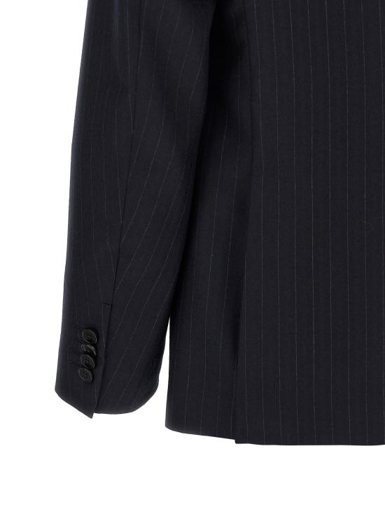 26FW 에르메네질도제냐 수트 핀스트라이프 플란넬 정장 (블루) - ERMENEGILDO ZEGNA