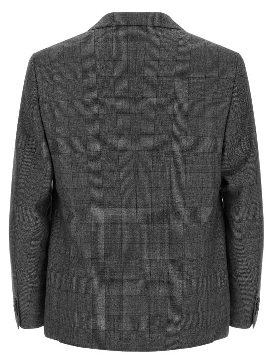 26FW 에르메네질도제냐 수트 스퀘어 플란넬 드레스  그레이 - ERMENEGILDO ZEGNA