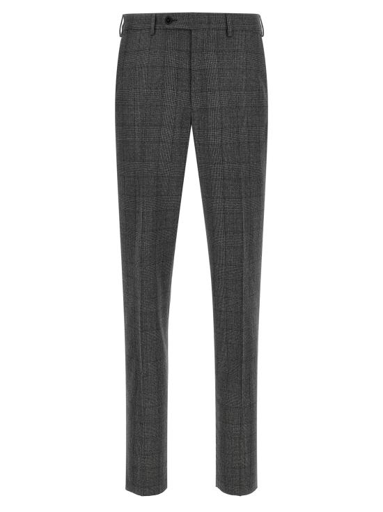 26FW 에르메네질도제냐 수트 스퀘어 플란넬 드레스  그레이 - ERMENEGILDO ZEGNA