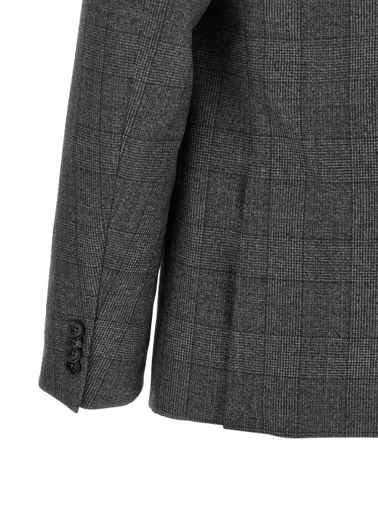 26FW 에르메네질도제냐 수트 스퀘어 플란넬 드레스  그레이 - ERMENEGILDO ZEGNA