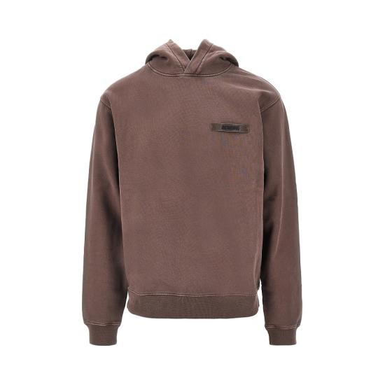 26FW 자크뮈스 그로그랭 후드 티셔츠 HOM00247AJ00126 Brown