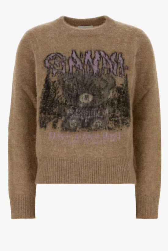 26FW 가니 스웨터 A1150055 118 CAMEL