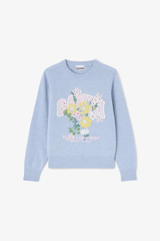 26FW 가니 스웨터 A1150059 ZXF BLUE BONNET
