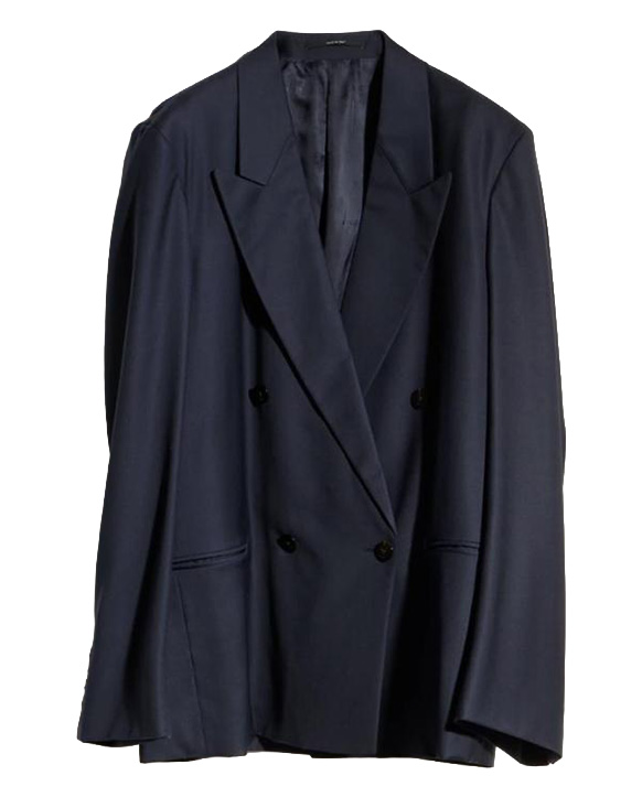 26FW 구찌 라이트 울 더블 브레스트 재킷 A0068ZZAVMD 4294 BLUE JAPAN