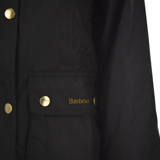 26FW 바버 크롭드 비드넬 왁스 재킷 LWX1403 LWX BK71 BLACK CLASSIC - BARBOUR