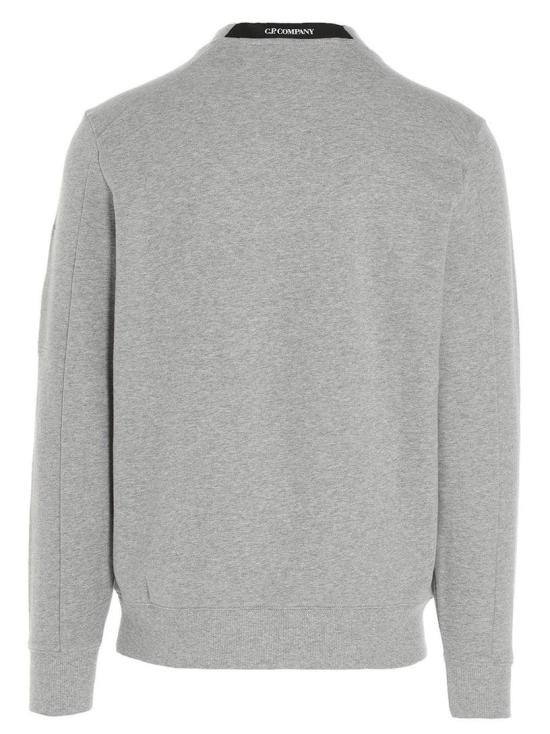 26FW 씨피 컴퍼니 다이애그널 레이즈드 플리스 스웨트셔츠 RCCMSS713A005086W M94 GREYSTONE MELANGE - C.P. COMPANY