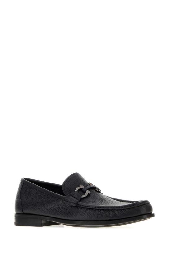  살바토레 페라가모 로퍼 페라가모 블랙 레더 그란디오소 - SALVATORE FERRAGAMO