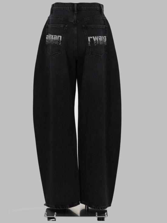 알렉산더 왕 데님 팬츠 블로우 업 진 차콜 - ALEXANDER WANG