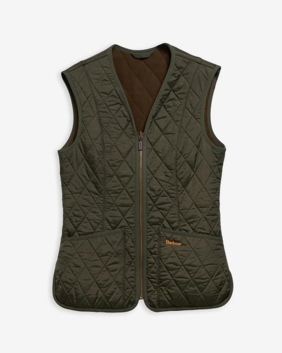 26FW 바버 플리스 베티 라이너 LLI0003 LLI OL71 DARK OLIVE