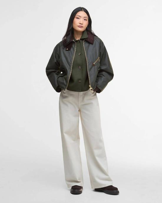 26FW 바버 알린 왁스 재킷 LWX1482 LWX OL52 FERN ANCIENT - BARBOUR