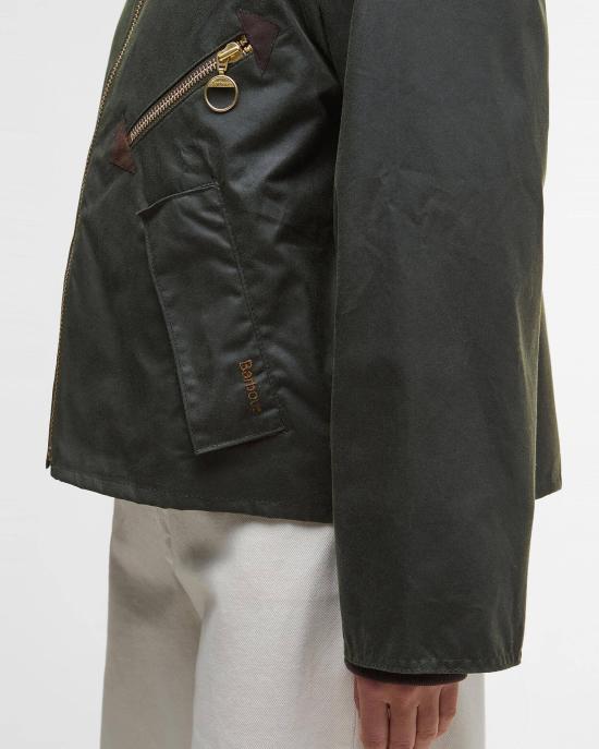 26FW 바버 알린 왁스 재킷 LWX1482 LWX OL52 FERN ANCIENT - BARBOUR