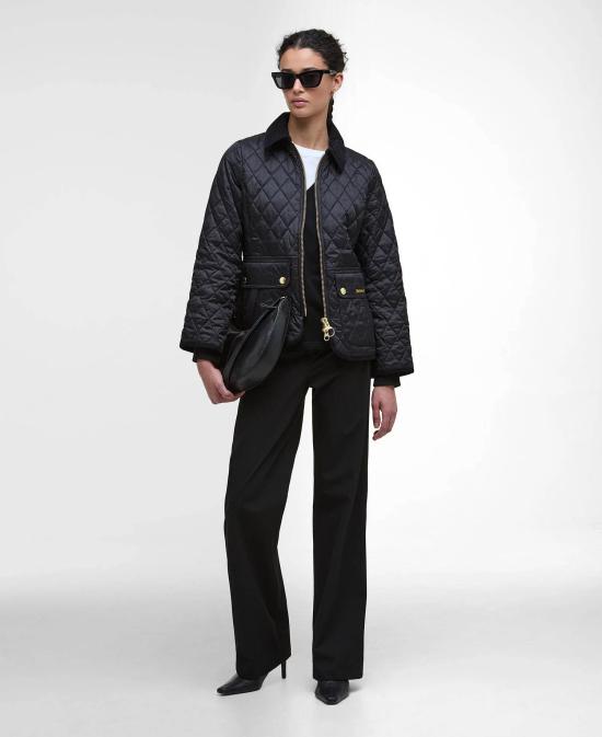 26FW 바버 비드넬 피티드 퀼티드 재킷 LQU1765 LQU BK91 BLACK CLASSIC - BARBOUR