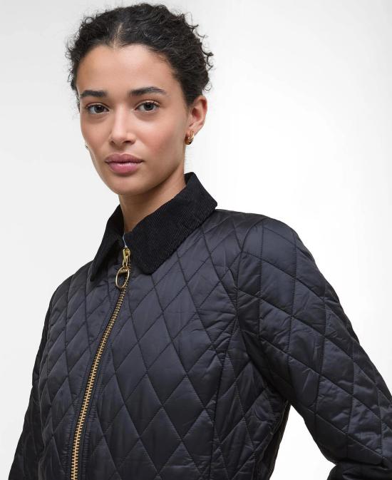 26FW 바버 비드넬 피티드 퀼티드 재킷 LQU1765 LQU BK91 BLACK CLASSIC - BARBOUR