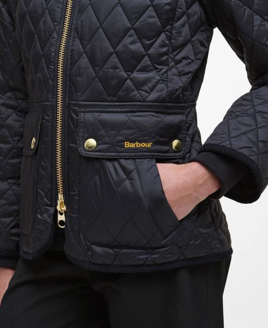 26FW 바버 비드넬 피티드 퀼티드 재킷 LQU1765 LQU BK91 BLACK CLASSIC - BARBOUR