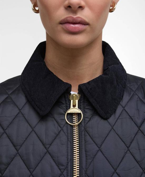 26FW 바버 비드넬 피티드 퀼티드 재킷 LQU1765 LQU BK91 BLACK CLASSIC - BARBOUR