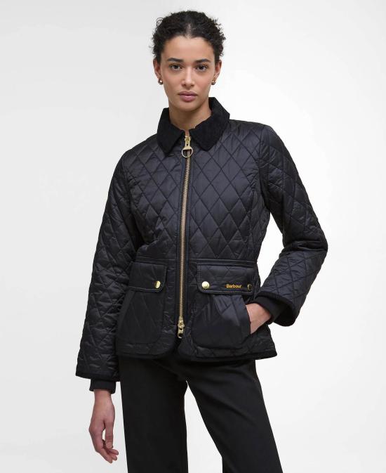 26FW 바버 비드넬 피티드 퀼티드 재킷 LQU1765 LQU BK91 BLACK CLASSIC - BARBOUR