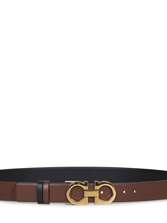 살바토레 페라가모 벨트 페라가모 간치니 리버서블  브라운 - SALVATORE FERRAGAMO
