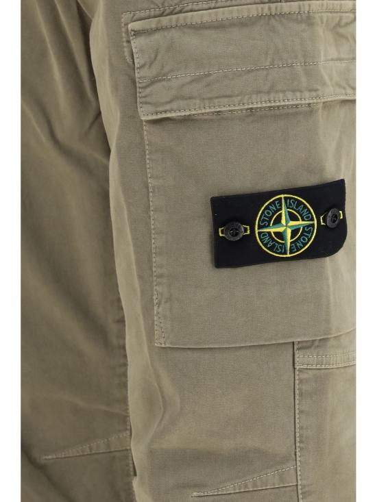 26FW 스톤 아일랜드 와펜 패치 테이퍼드 팬츠 L2S153100033S00L1 V015G MILITARY GREEN - STONE ISLAND