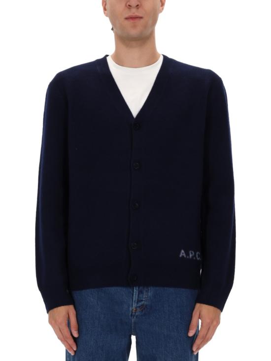  아페쎄 가디건 A.P.C. 케니 버진 울  블루