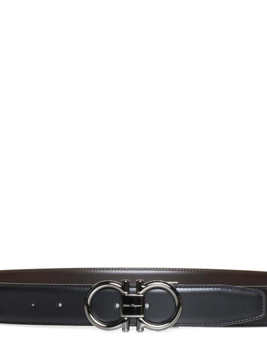  살바토레 페라가모 벨트 페라가모 간치니 가죽  블랙 - SALVATORE FERRAGAMO