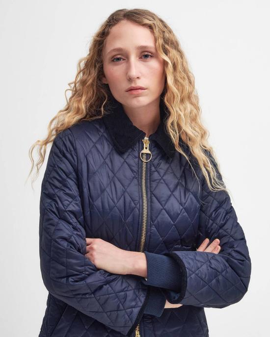 26FW 바버 비드넬 피티드 퀼티드 재킷 LQU1765 LQU NY71 BLUE - BARBOUR