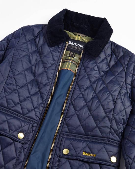 26FW 바버 비드넬 피티드 퀼티드 재킷 LQU1765 LQU NY71 BLUE - BARBOUR