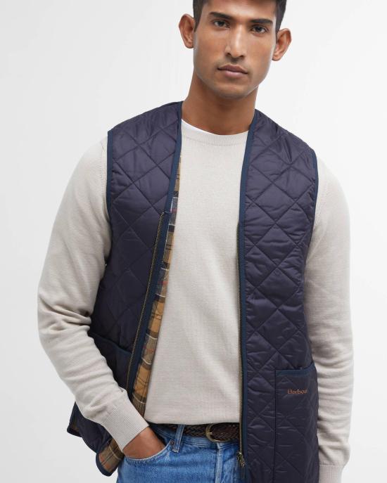 26FW 바버 퀼티드 집 라이너 MLI0001 MLI NY91 NAVY DRESS - BARBOUR