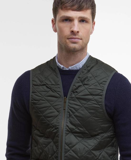 26FW 바버 퀼티드 집 라이너 MLI0001 MLI GN92 OLIVE CLASSIC - BARBOUR