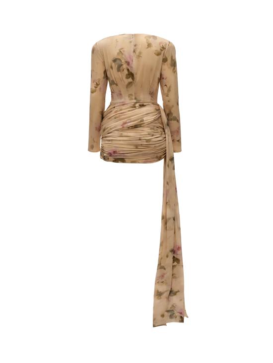 26FW 마그다뷰트림 미디 원피스 144926 BEIGE PRINT - MAGDA BUTRYM