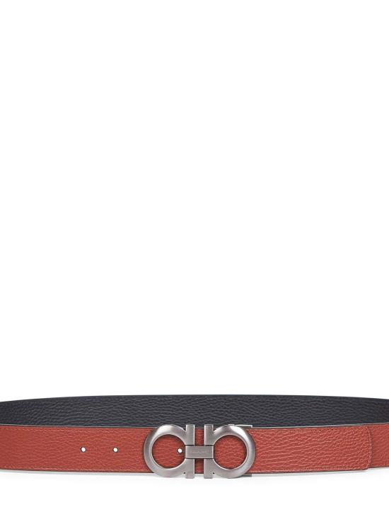  살바토레 페라가모 벨트 페라가모 간치니 투톤  브라운 - SALVATORE FERRAGAMO