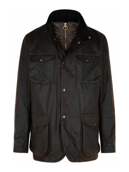 26FW 바버 오그스톤 왁스 자켓 MWX0700RU71 BROWN