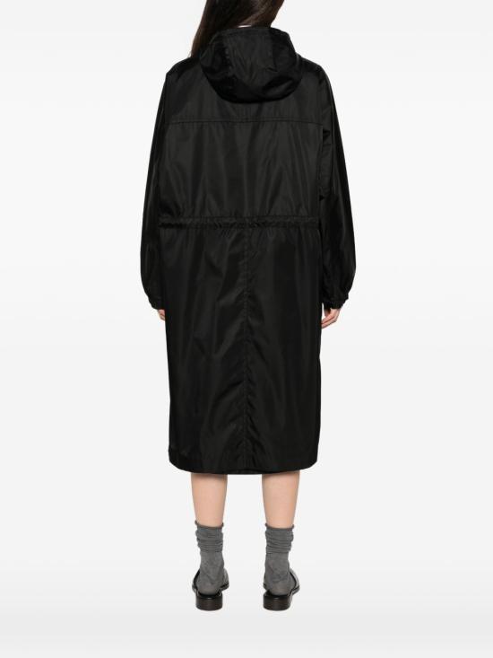 26FW 프라다 리나일론 드로스트링 코트 292388 1WQ8 F0002 BLACK DOM - PRADA