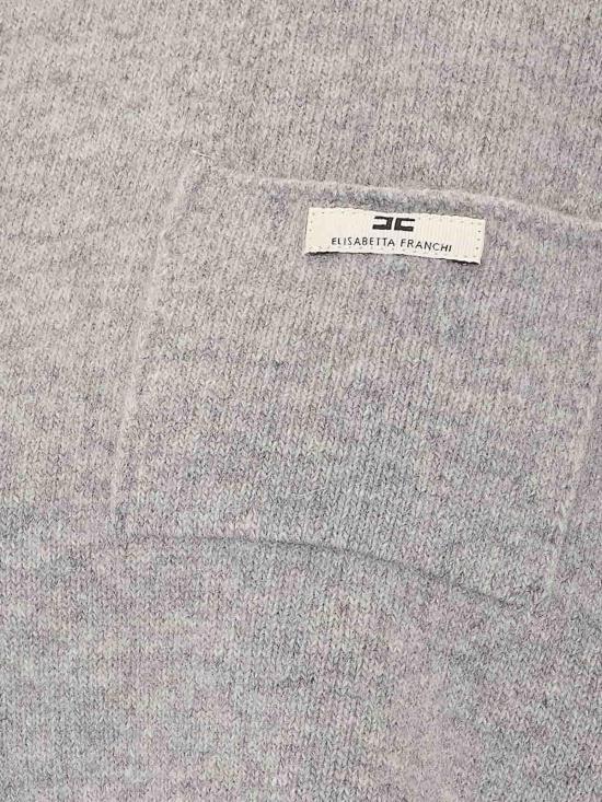 26FW 엘리자베타프랜치 탑 MK11T66E2431 Grey - ELISABETTA FRANCHI