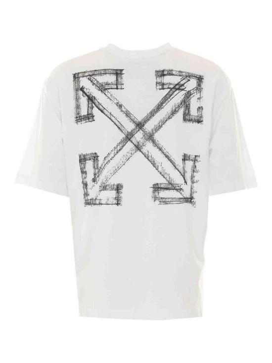 26FW 오프화이트 반팔 티셔츠 OMAA120F26JER00Y100 WHITE - OFF WHITE