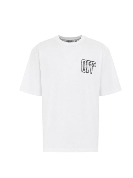 26FW 오프화이트 반팔 티셔츠 OMAA120F26JER00Y100 WHITE