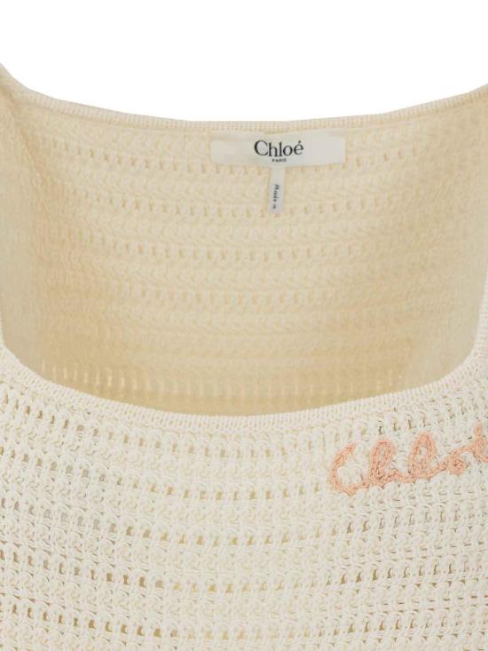 26FW 끌로에 민소매 티셔츠 CH26AMH05800107 WHITE - CHLOE