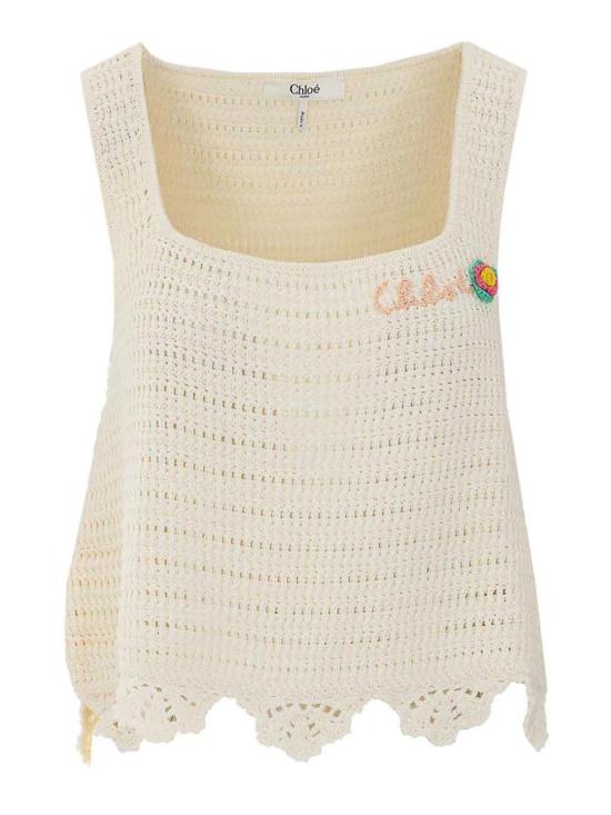 26FW 끌로에 민소매 티셔츠 CH26AMH05800107 WHITE