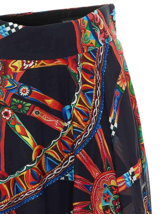 26FW 돌체앤가바나 미디 스커트 F4CSOTFSTB5HN6FN MULTICOLOUR - DOLCE & GABBANA