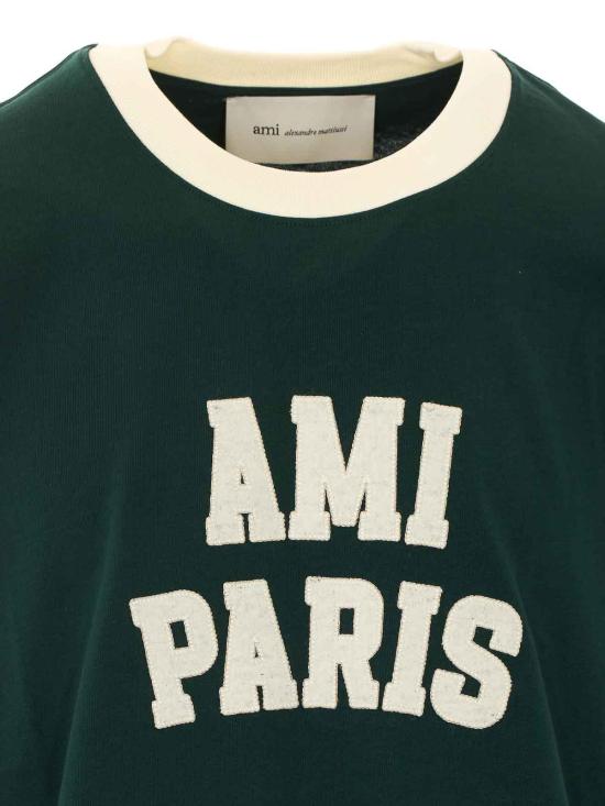 26FW 아미 반팔 티셔츠 UTS418JE0272A244 GREEN - AMI