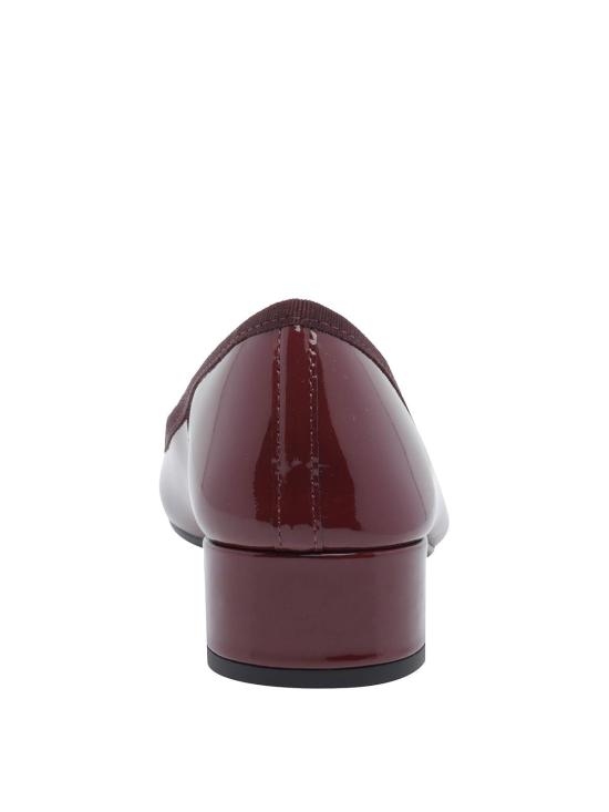 26FW 레페토 까미유 곰므 미들 힐 발레리나 V080VLUX1450 RED - REPETTO