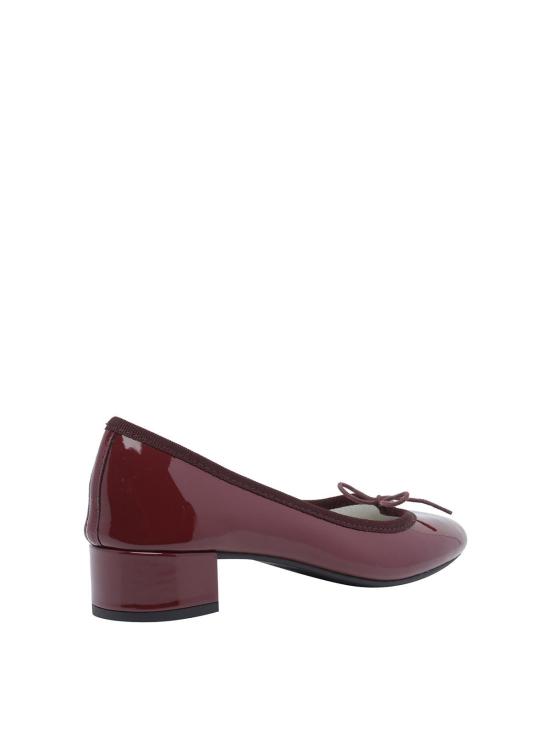 26FW 레페토 까미유 곰므 미들 힐 발레리나 V080VLUX1450 RED - REPETTO