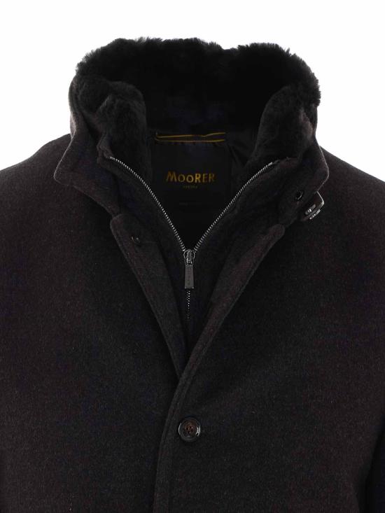 26FW 무레르 본드 FUR LE 싱글 브레스티드 구스 다운 자켓 BONDFURLEU0202 BROWN - MOORER