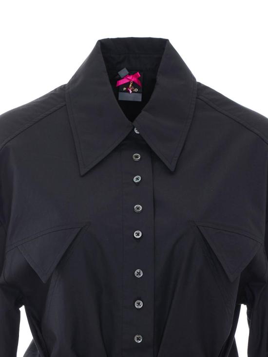 26FW 핑코 셔츠 107510A3KBZ99 BLACK - PINKO