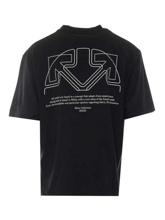 26FW 오프화이트 반팔 티셔츠 OMAA120F26JER01E001 BLACK - OFF WHITE