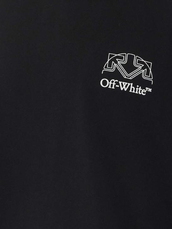 26FW 오프화이트 반팔 티셔츠 OMAA120F26JER01E001 BLACK - OFF WHITE
