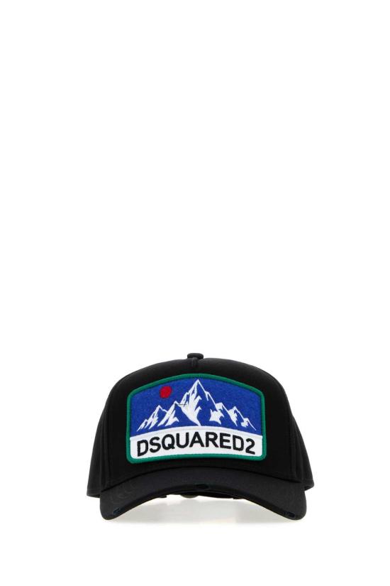 디스퀘어드2 모자 Dsquared2 코튼 햇 네로