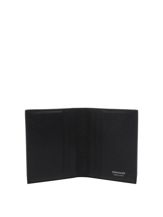 26FW 살바토레 페라가모 모노그램 카드 홀더 780074661570 BLACK - SALVATORE FERRAGAMO
