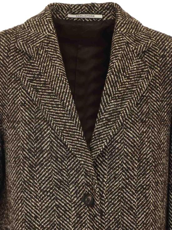 26FW 딸리아토레 미디 스커트 AMANDA340218M1160 BROWN - TAGLIATORE