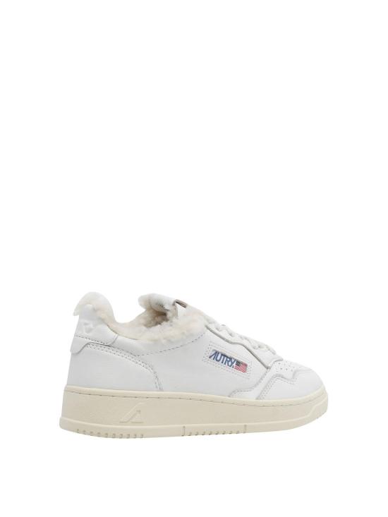 26FW 오트리 메달리스트 로우 레더 스니커즈 AULWSR01 WHITE - AUTRY