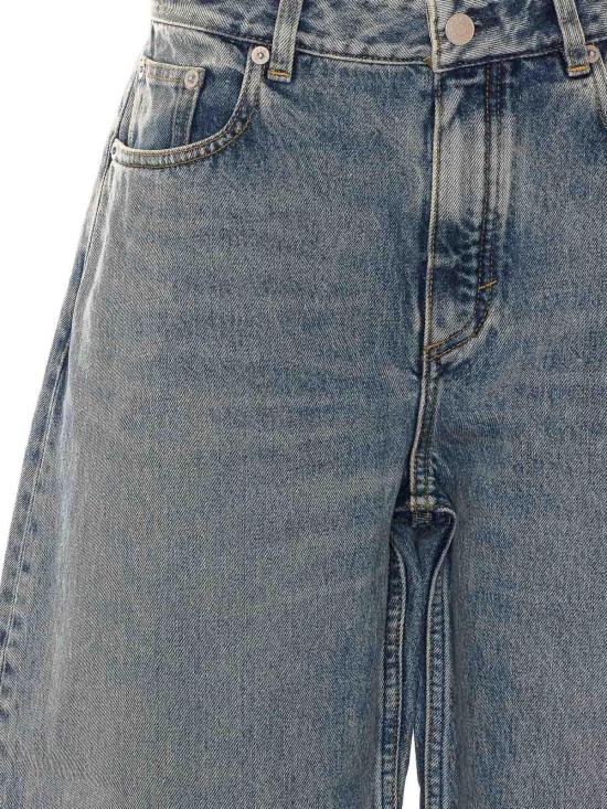 26FW 알라이아 스트레이트 팬츠 AA9P1280D017CA29 BLUE - ALAIA